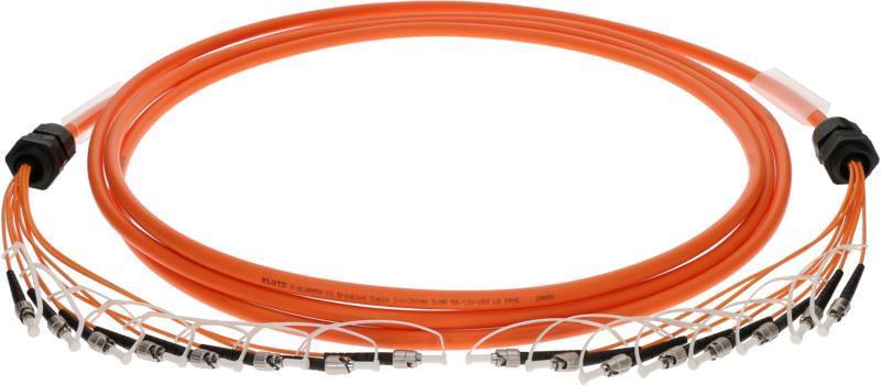 Klotz optický kabel 8x ST, multimode, 50/125 OM3, 400m