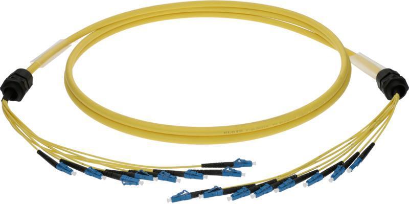 Klotz optický kabel 8x LC breakout, single-mode, 250m
