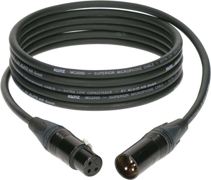 Klotz M2 mikrofonní kabel, silný vnější plášť, Neutrik XLR, 20m