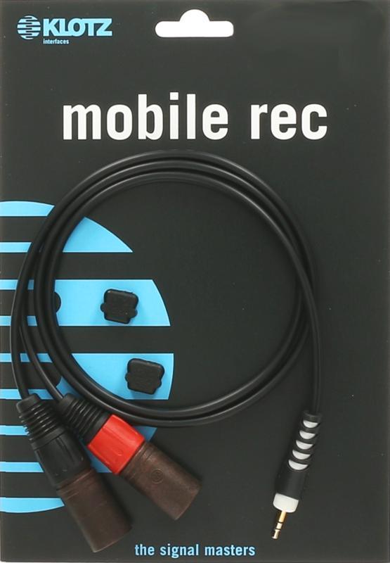 Klotz Y-kabel Jack 3,5 mm - 2x XLR samec - lehký - 1m