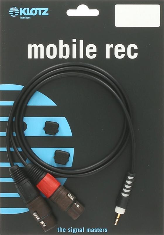 Klotz Y-kabel 3,5 mm TRS na 2x XLR, 1m