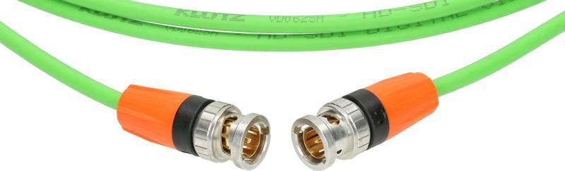 Klotz SDI 6G patch kabel - 0,5m, Neutrik BNC konektory
