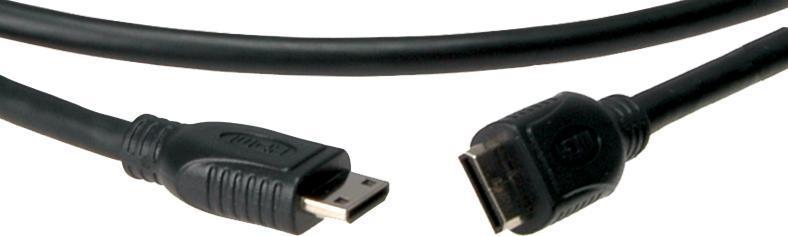 Klotz HDMI kabel - 5m, vysokorychlostní, zlaté HDMI C konektory