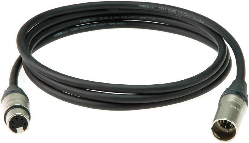 Klotz kabel XLR 7p samec - XLR 5p samice, 2m