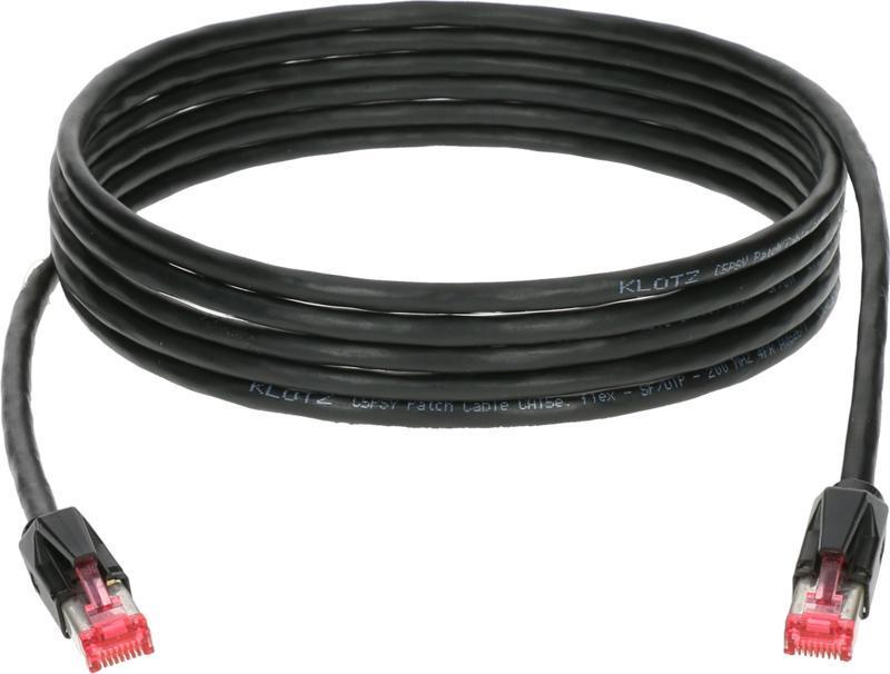 Klotz patch kabel CAT5e, flexibilní, PVC, RJ45 - RJ45, 1m