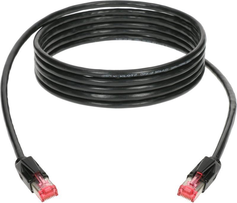 Klotz kabel CAT5e RJ45 - RJ45, flexibilní, 3m
