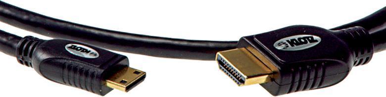 Klotz HDMI kabel, vysokorychlostní, zlacené konektory A a C, 0,5m