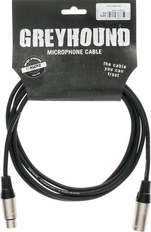 Klotz mikrofonní kabel XLR-XLR, nikelové konektory, 2m