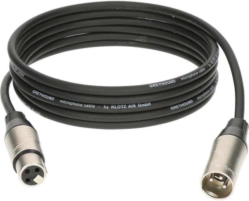 Klotz mikrofonní kabel XLR-XLR, nikelové konektory, 0,5m, balení 10 ks