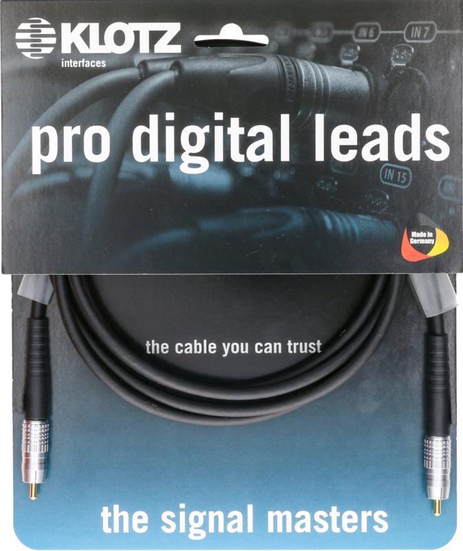 Klotz kabel SPDIF RCA - RCA, 3m