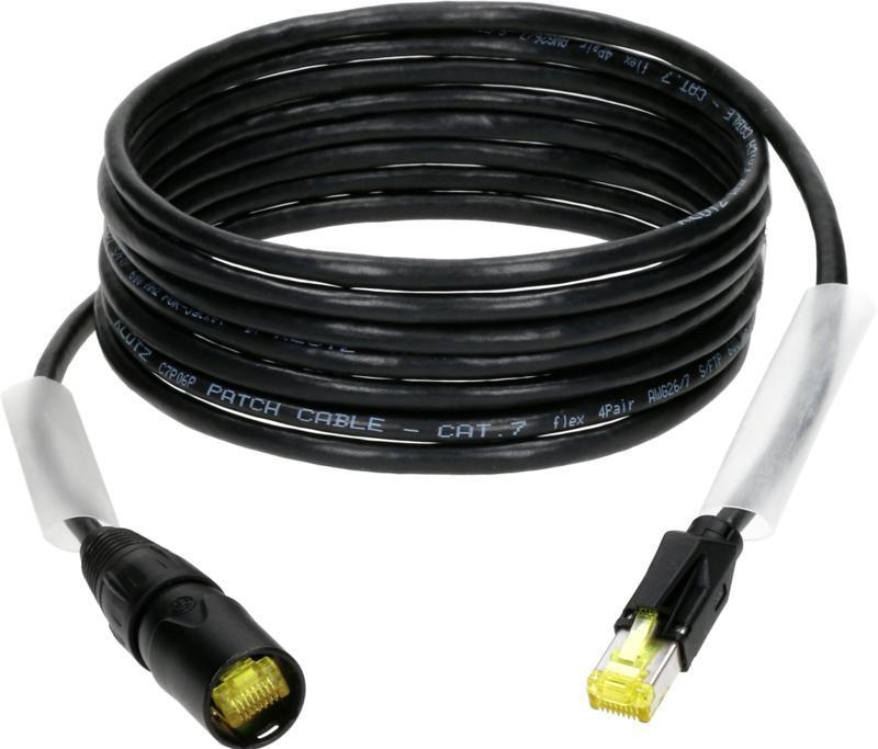 Klotz patch kabel CAT7 S/FTP, flexibilní, PVC, etherCON - RJ45, 5m