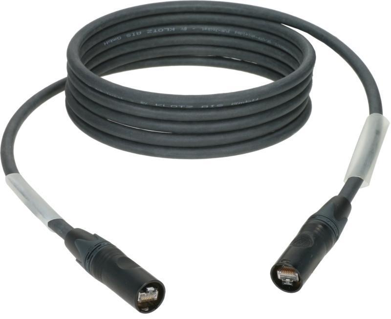 Klotz síťový kabel RamCAT CAT6a (SF/UTP), dvojité stínění, etherCON, 30m