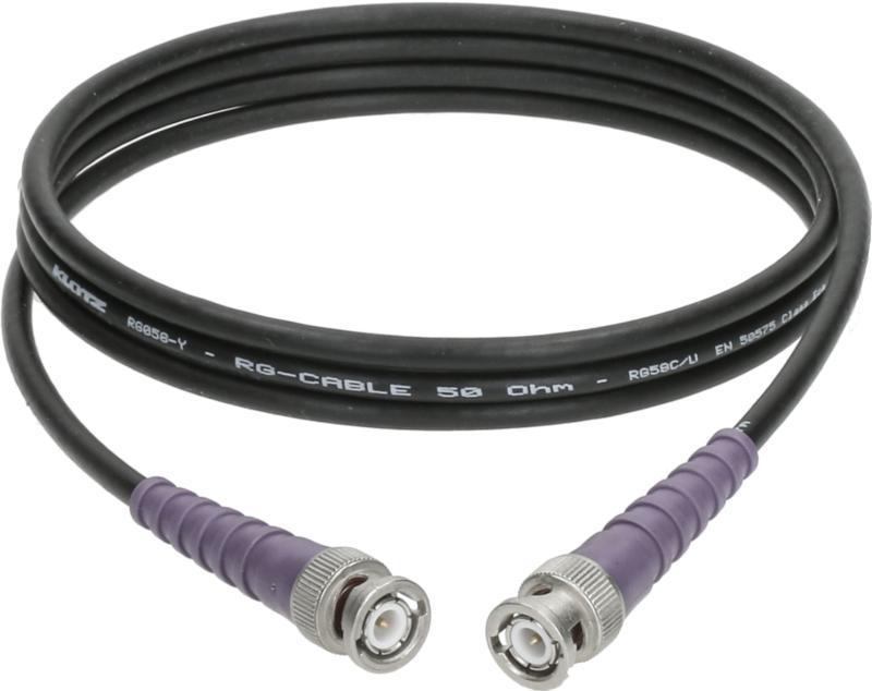 Klotz flexibilní 50 ohmový koaxiální kabel - RG58C/U s BNC konektorem Telegärtner - 20m