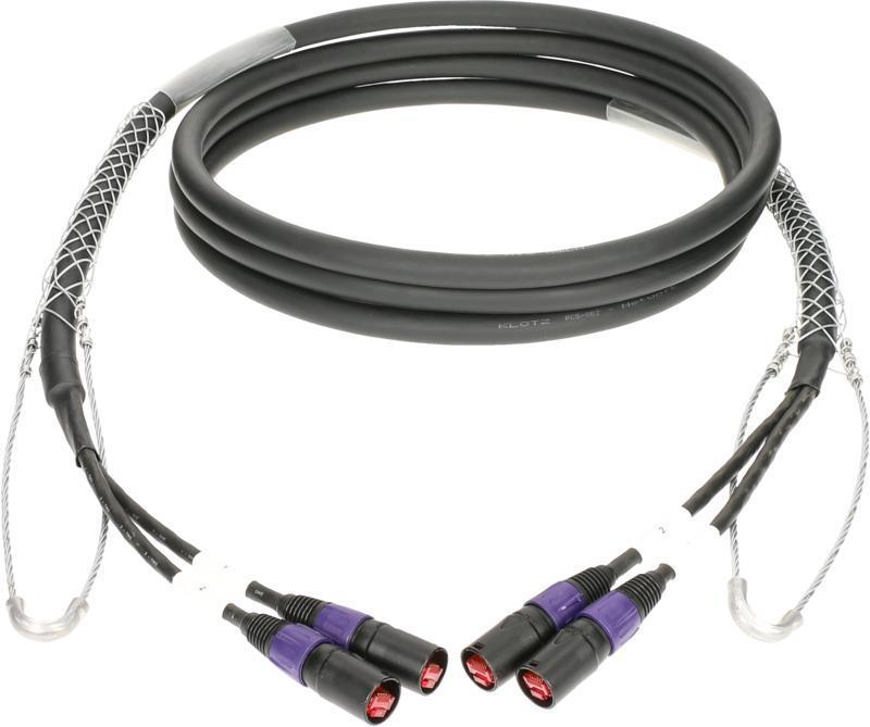 Klotz kabel flexibilní, dvojité stínění, AWG24, CAT5e, etherCON - 80m