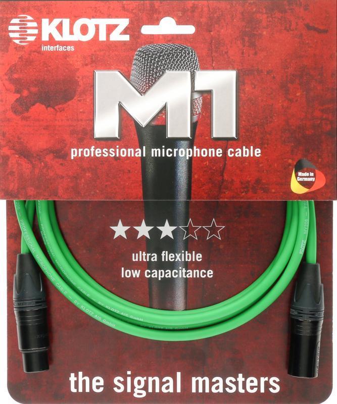 Klotz mikrofonní kabel XLR, Neutrik konektory, 7,5m