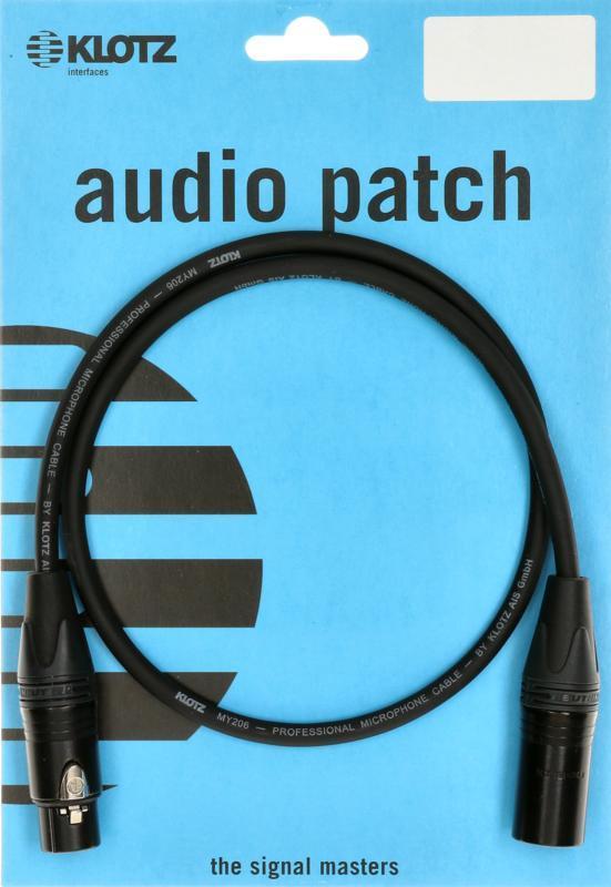 Klotz mikrofonní kabel XLR-XLR Neutrik konektory - 0,5m