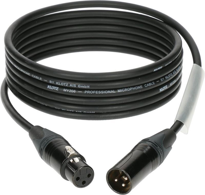 Klotz IM mikrofonní kabel XLR-XLR, barevné kódování, Neutrik konektory, 5m