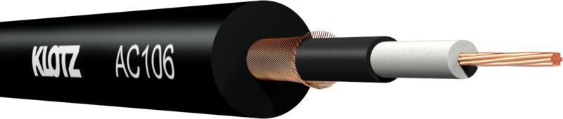 Klotz koaxiální asymetrický audio kabel - PVC - 200m