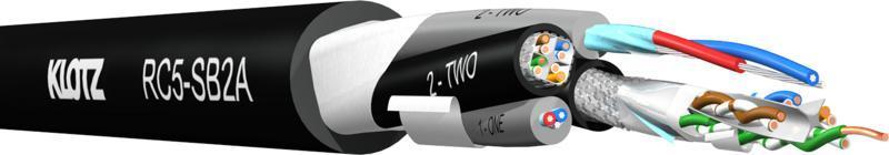 Klotz kabel RamCAT5 a digitální audio, 2 x RamCAT5, 2 x digitální audio, 300m