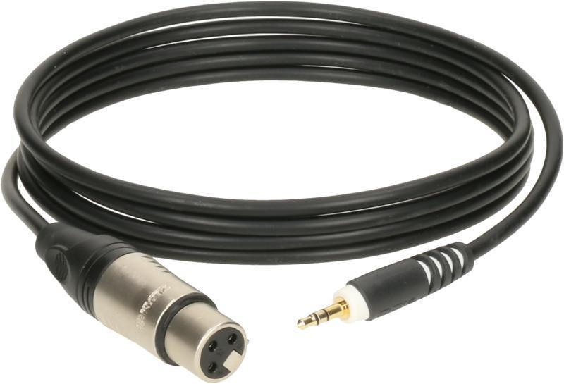 Klotz kabel XLR samice - mini Jack, 0,9m