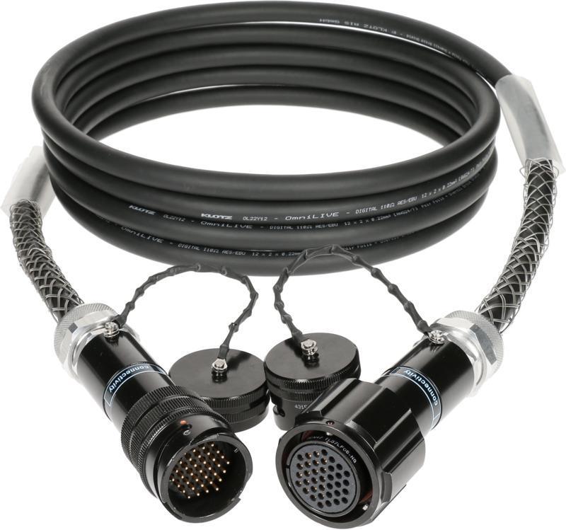 Klotz RMP 37p kabel - 12 kanál, digitální, PVC, 10m