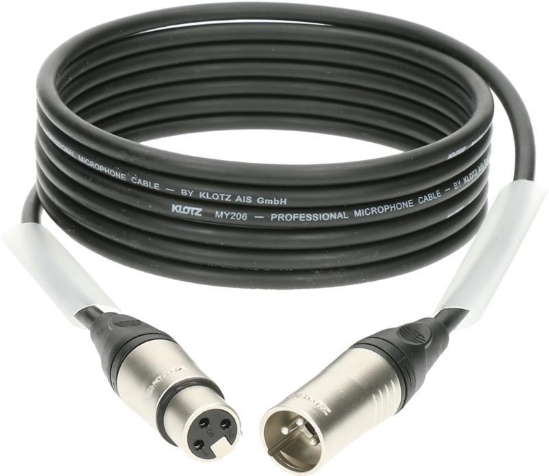 Klotz mikrofonní kabel XLR-XLR, 2m, 10 ks, Klotz konektory