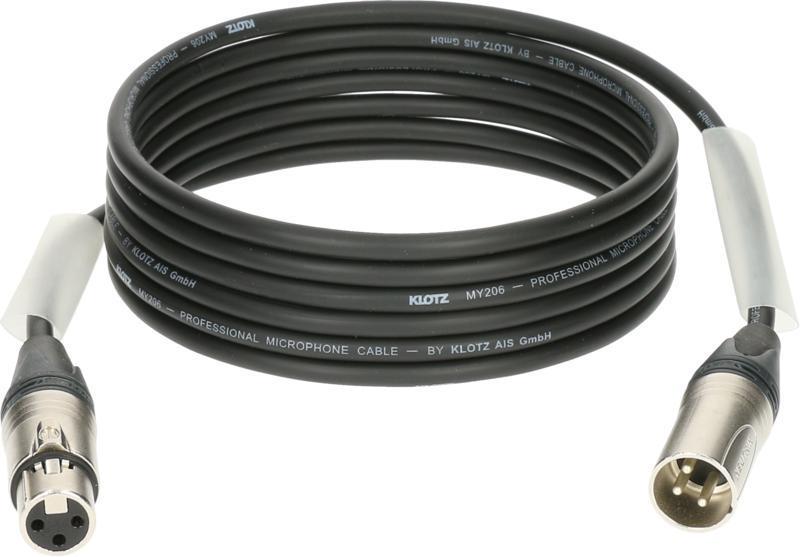 Klotz mikrofonní kabel XLR-XLR, Neutrik konektory, 2m