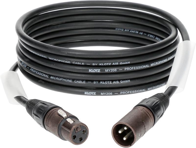 Klotz mikrofonní kabel XLR-XLR, 5m, 10 kusů, Neutrik