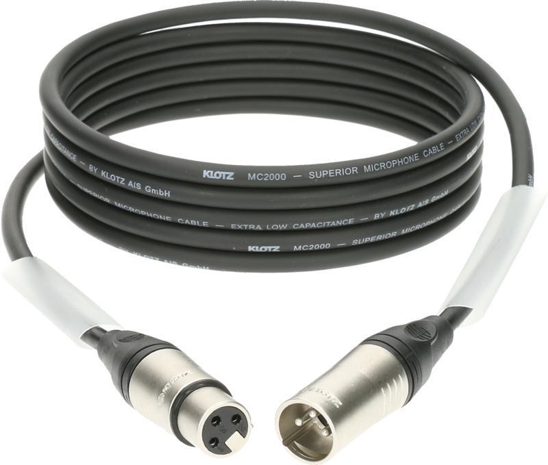 Klotz mikrofonní kabel XLR-XLR, 2m, 10 kusů, Klotz konektory