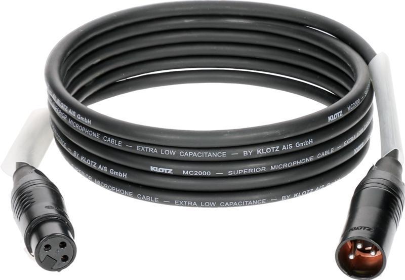 Klotz mikrofonní kabel XLR-XLR, 1m, 10 kusů, Klotz konektory
