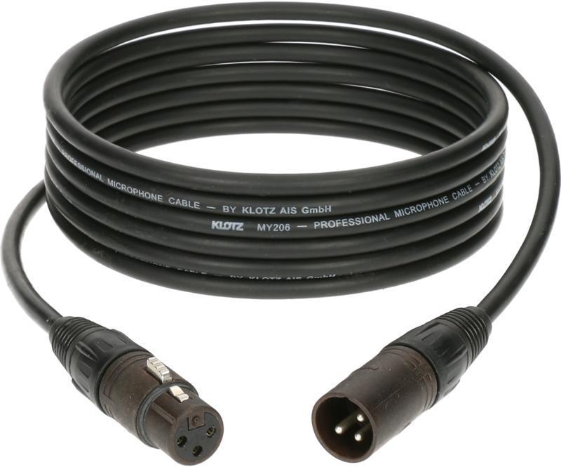 Klotz mikrofonní kabel XLR-XLR, lehký a odolný, Neutrik konektory, 25m