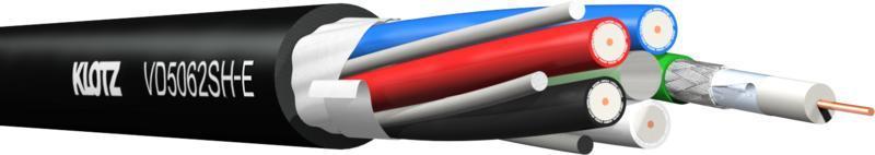 Klotz HD-SDI video kabel - 5 x 0,6/28,AF, FRNC, Eca, 100m