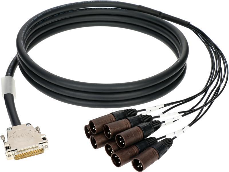 Klotz D-Sub kabel 25p na 8 x XLR 3p, symetrický, 10m