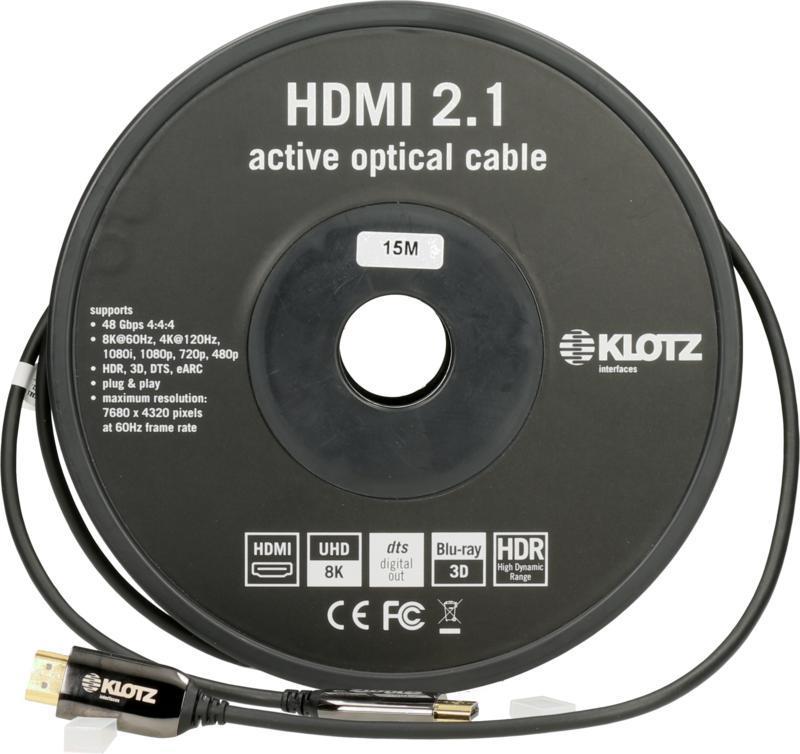 Klotz HDMI 2.1 AOC Link - aktivní optický kabel, 20m