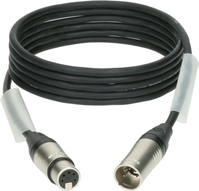 Klotz DMX kabel dvojité stínění, XLR 5p, nikel, 15m
