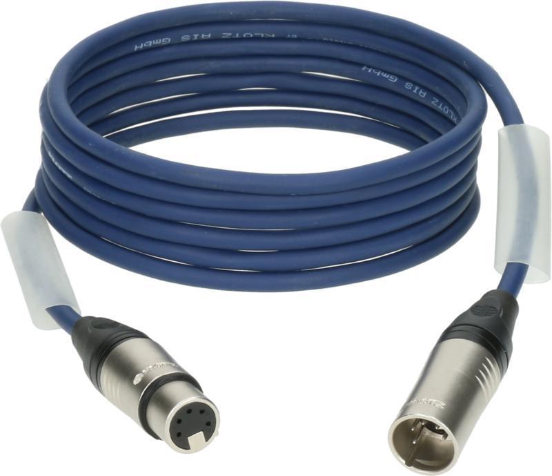 Klotz DMX kabel, dvojité stínění, XLR 5p, 40m