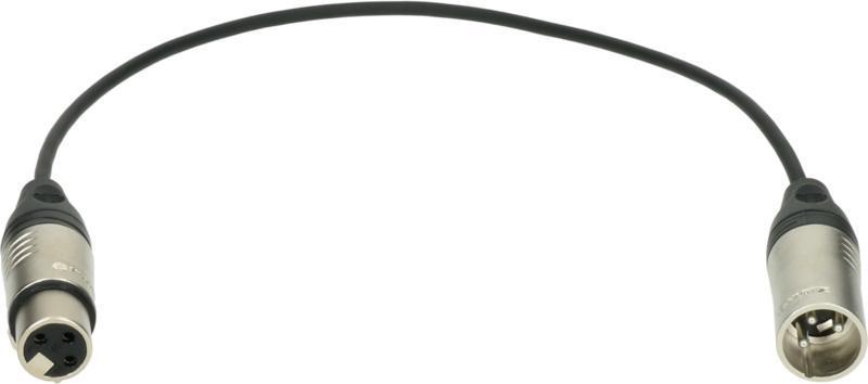 Klotz OT1000 slim patch AES a DMX kabel XLR 3p samice/samec nikel Klotz konektory - 0,7m