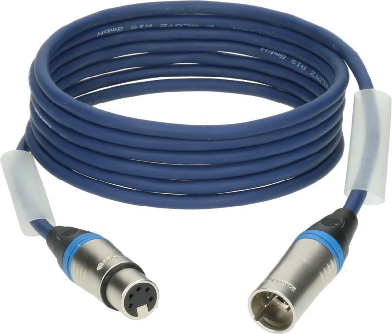 Klotz DMX kabel, dvojité stínění, XLR 5p, 25m