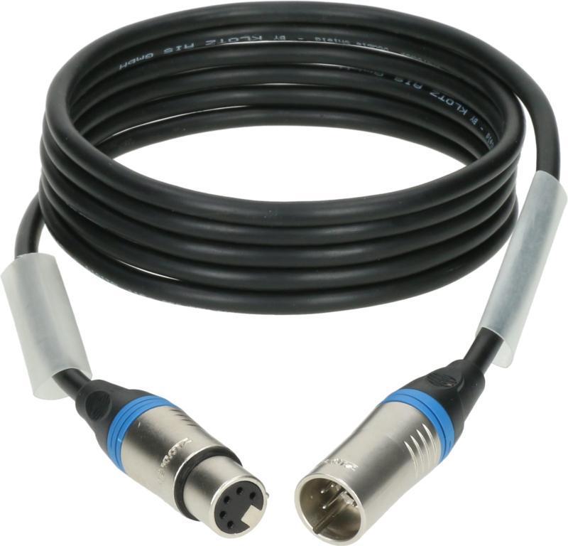 Klotz DMX kabel nízká ztráta, XLR 5p, nikel, 25m