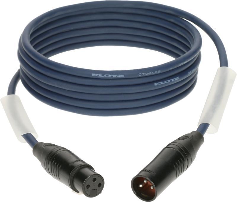 Klotz kabel AES a DMX, dvojité stínění, XLR 3p, 20m