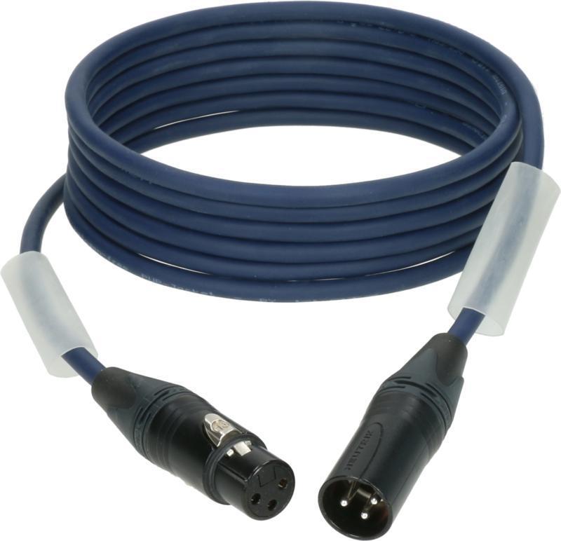 Klotz kabel AES a DMX, dvojité stínění, XLR 3p, 5m