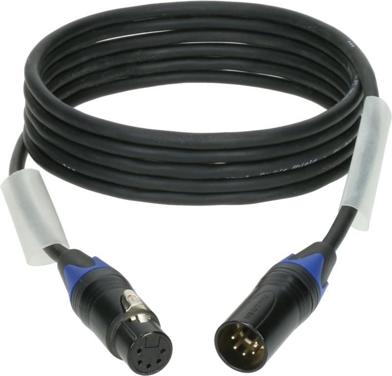 Klotz DMX kabel, dvojité stínění, XLR 5p, 20m, Neutrik
