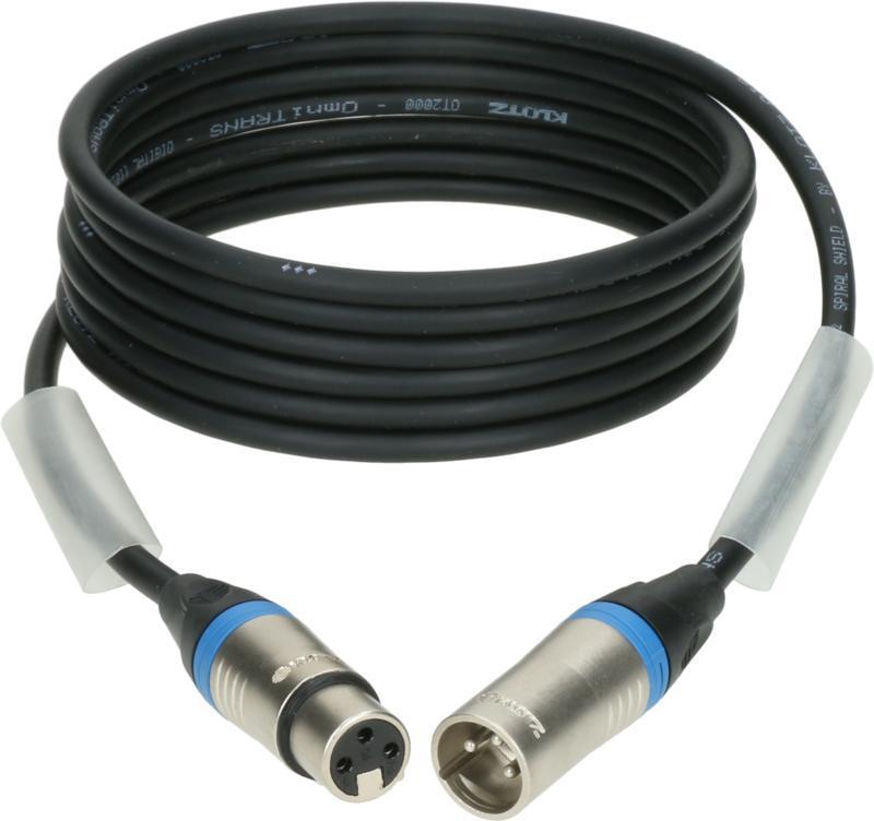 Klotz AES/DMX kabel, ultra flexibilní, XLR 3p, 1m