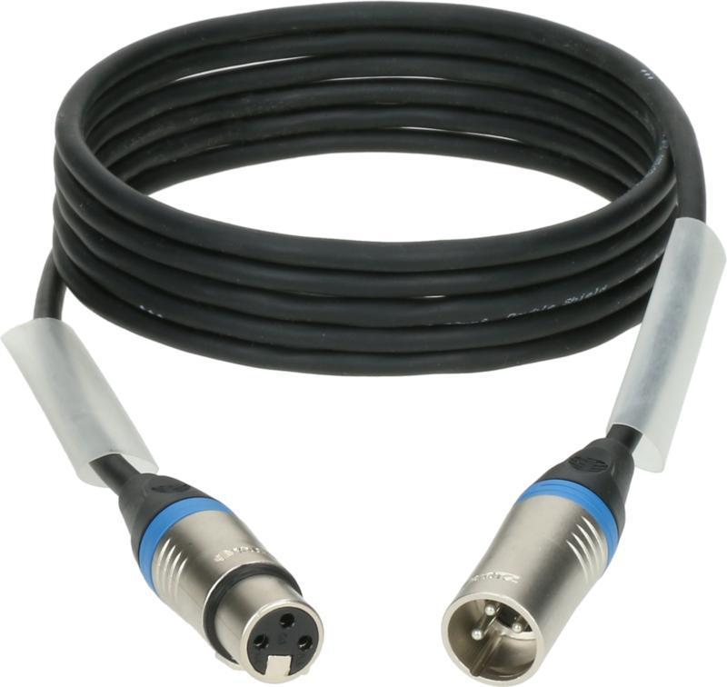 Klotz AES/DMX kabel, dvojité stínění, XLR 3p, 1,5m