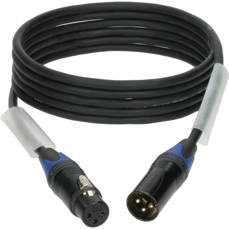 Klotz kabel AES a DMX, dvojité stínění, XLR 3p, Neutrik, 10m