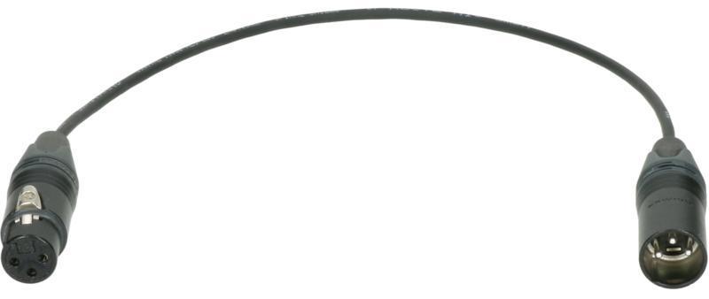 Klotz kabel AES a DMX, XLR 3p, Neutrik konektor, 0,2m