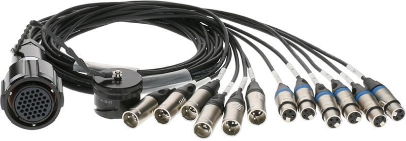 Klotz OT1000 - RMP 37p - 6x XLR 3p samice / 6x XLR 3p samec, digitální fanout, PVC, 1,2m