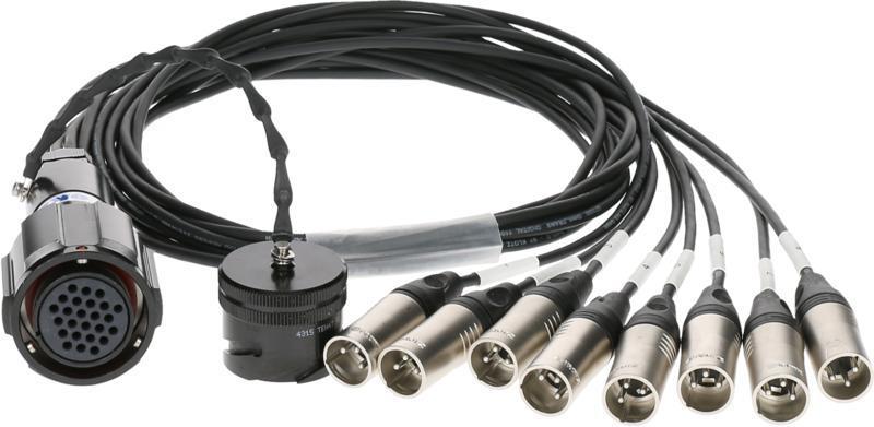 Klotz kabel RMP 25p matka - 8x XLR 3p samec - digitální fanout - PVC - 1,2m
