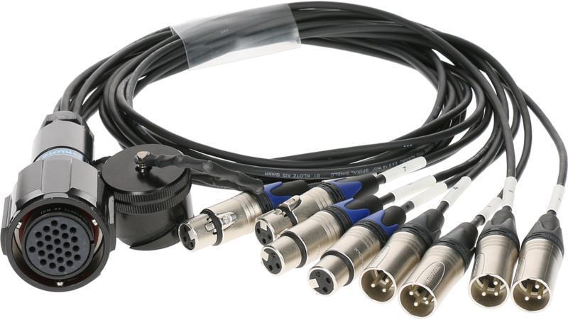 Klotz OT1000 - RMP 25p matka - 4x XLR 3p matka / 4x XLR 3p samec - 1,2m