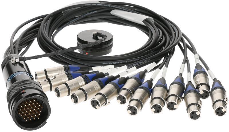 Klotz RMP-12 XLR kabel - 12x XLR 3p, digitální fanout, PVC, 1,2m